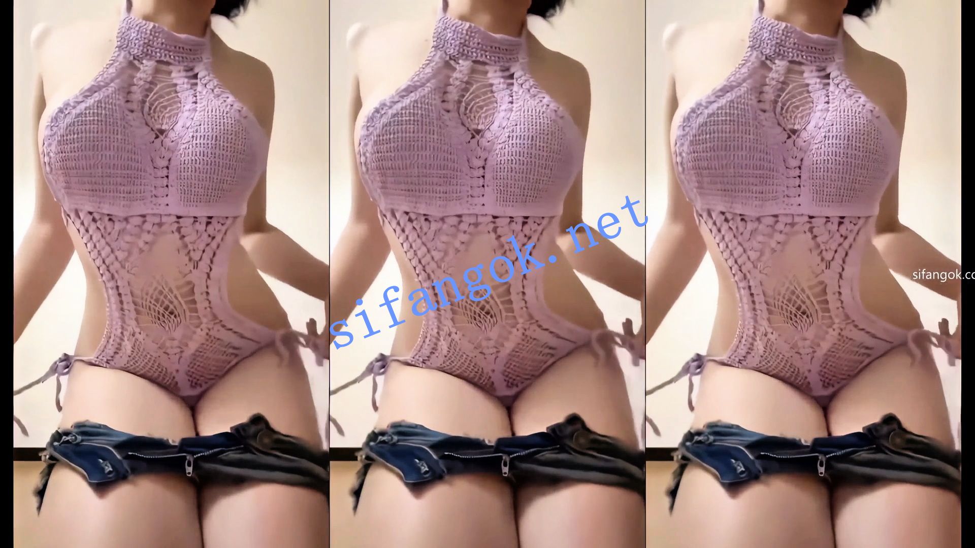 【快手】土狗 美女主播 情趣骚内 福利定制4V 3