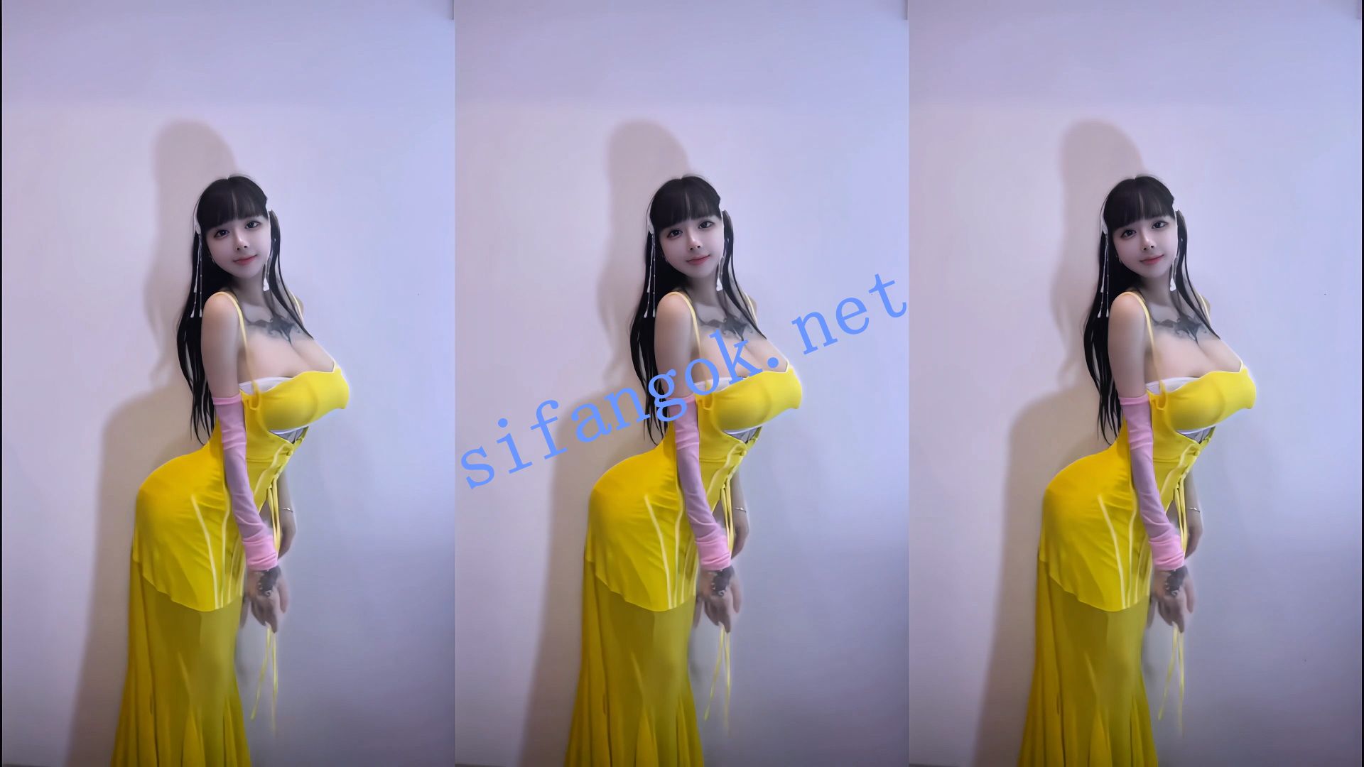 【抖音】简鸽 120万粉网红 细腰巨乳 颜值主播 情趣骚舞17V 10