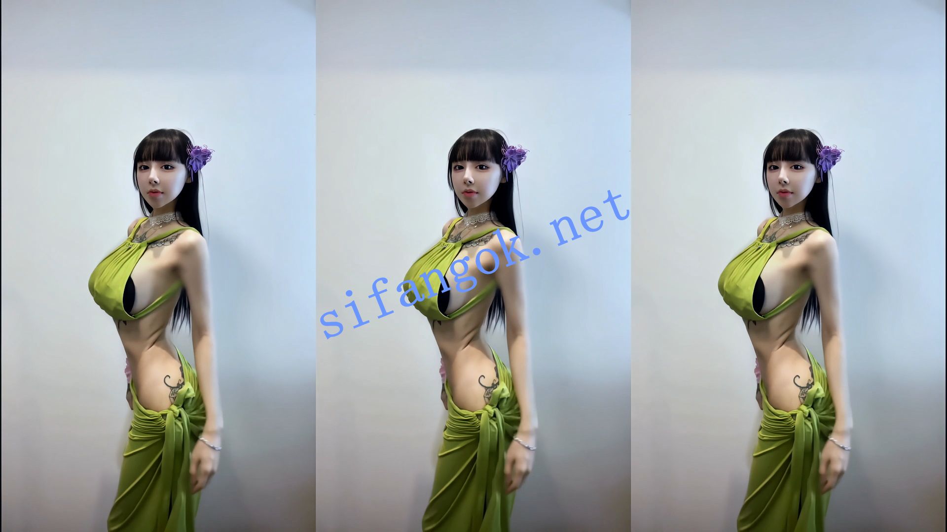 【抖音】简鸽 120万粉网红 细腰巨乳 颜值主播 情趣骚舞17V 7