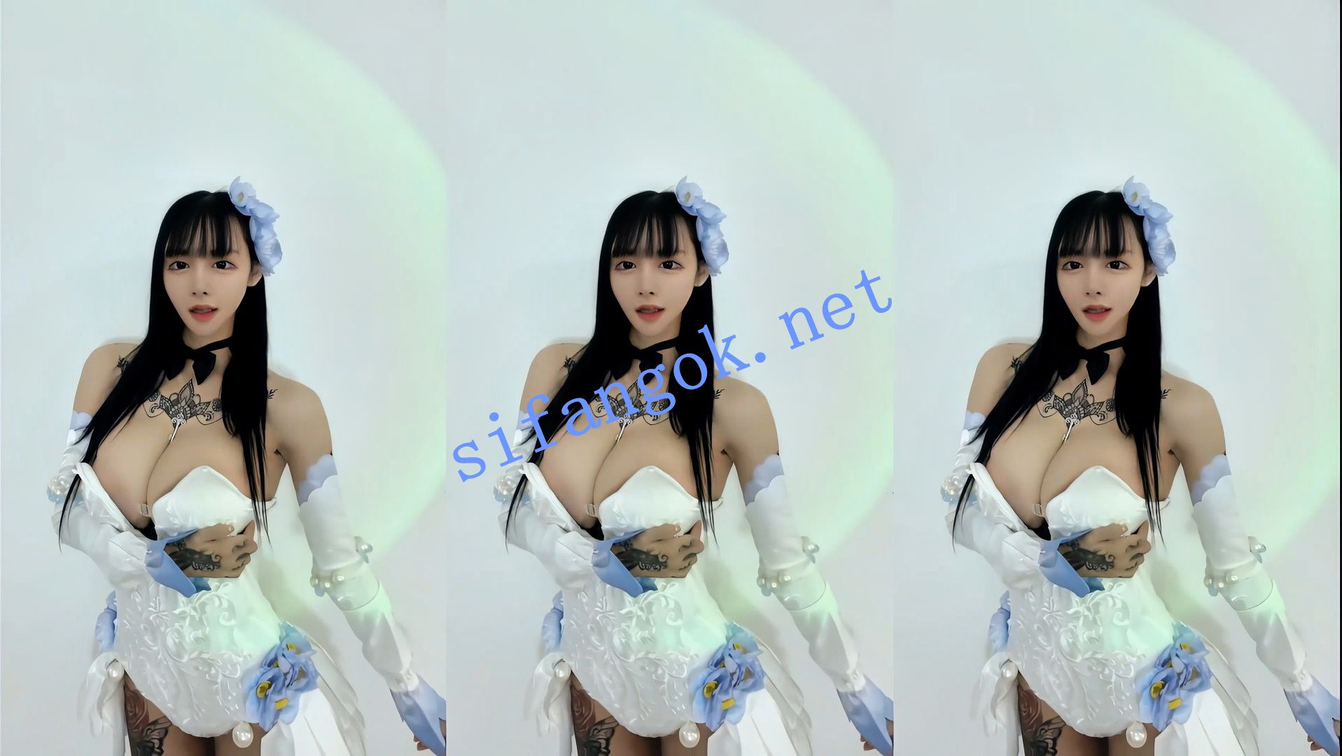 【抖音】简鸽 120万粉网红 细腰巨乳 颜值主播 情趣骚舞17V 32