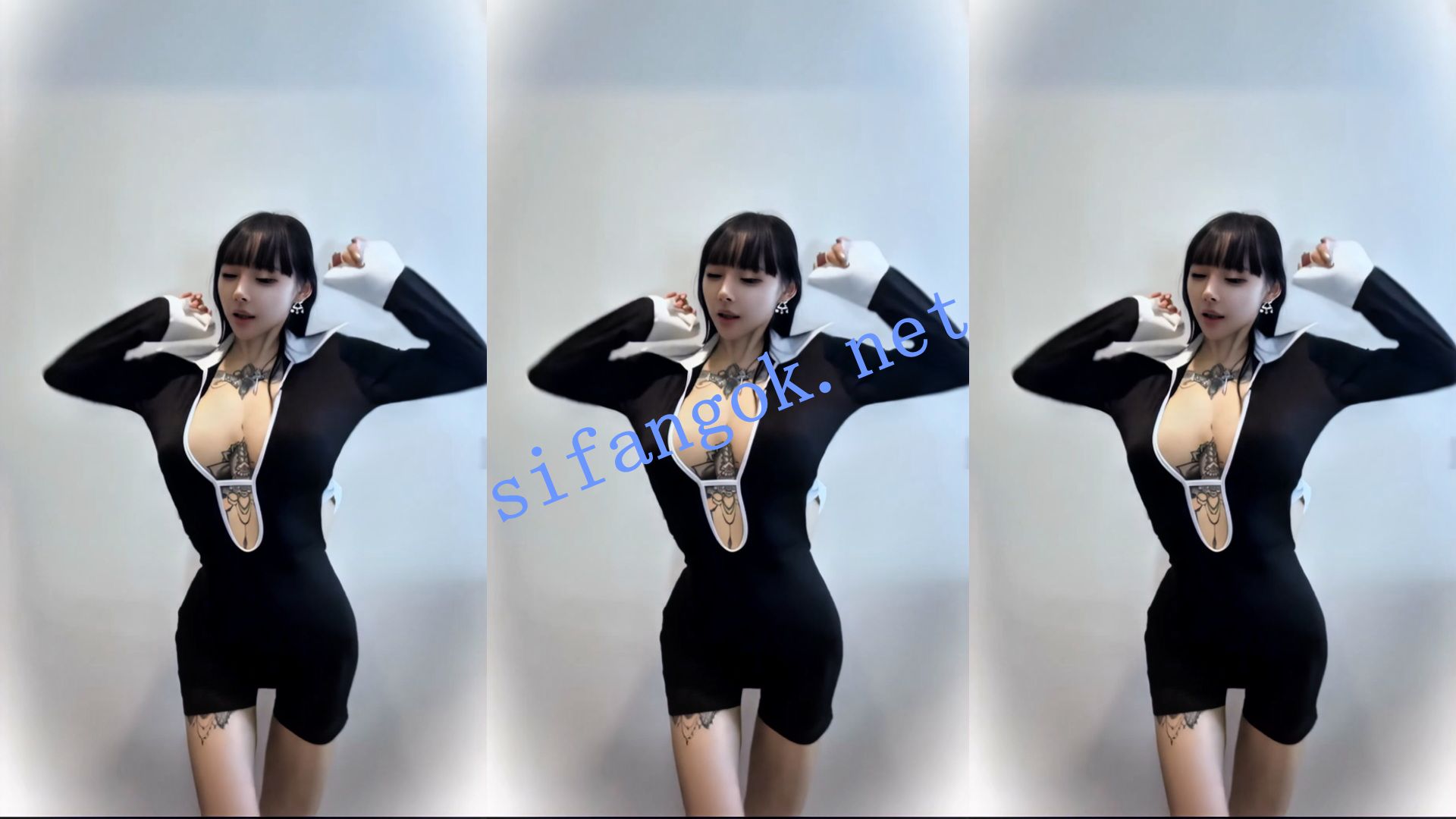 【抖音】简鸽 120万粉网红 细腰巨乳 颜值主播 情趣骚舞17V 24