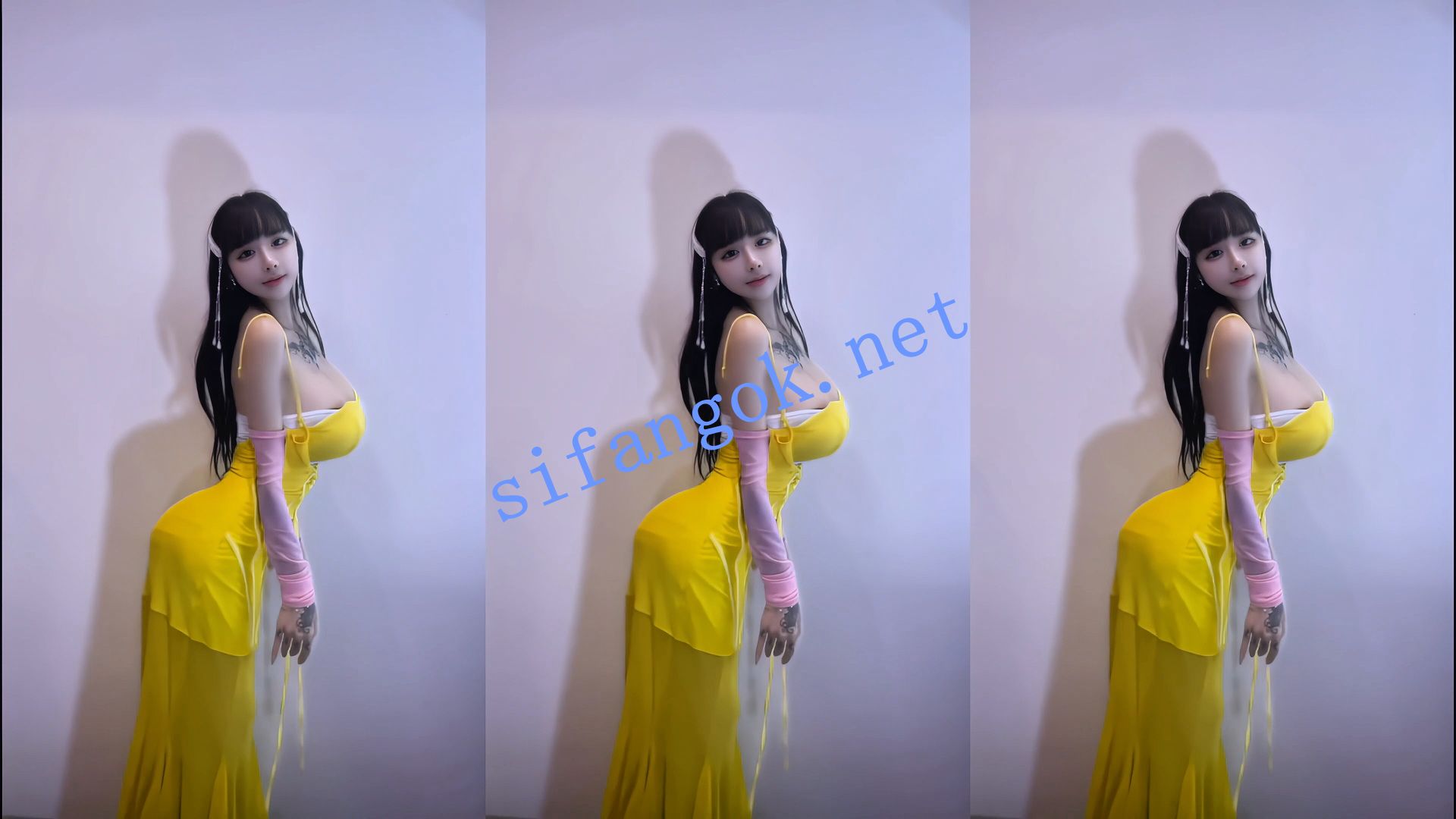 【抖音】简鸽 120万粉网红 细腰巨乳 颜值主播 情趣骚舞17V 9