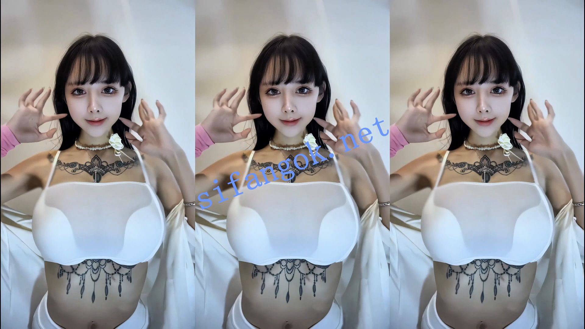 【抖音】简鸽 120万粉网红 细腰巨乳 颜值主播 情趣骚舞17V 20