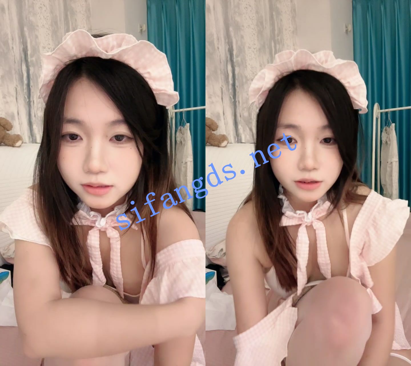 ██好纯，好可爱的学妹~【猫猫】美女跟男友啪啪内射直播 1