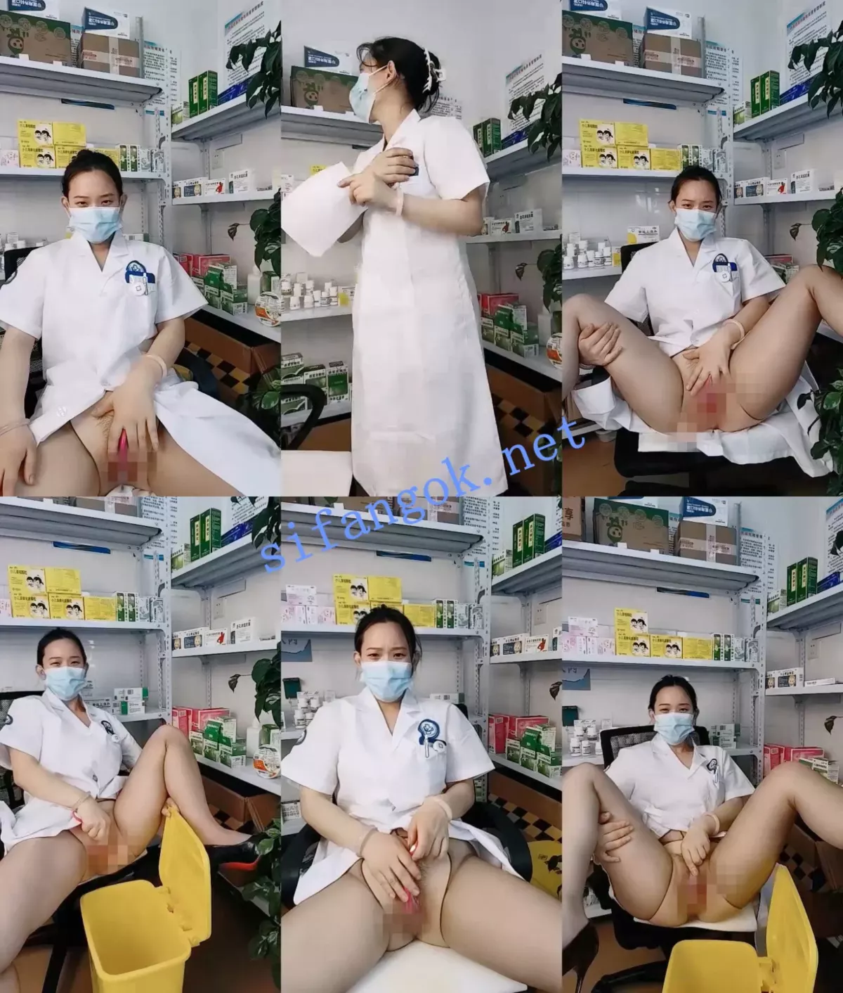 ♆♆【湾湾】医院药库~! 偷播~巨乳肥臀~跳弹狂震~爽到不行~8 7