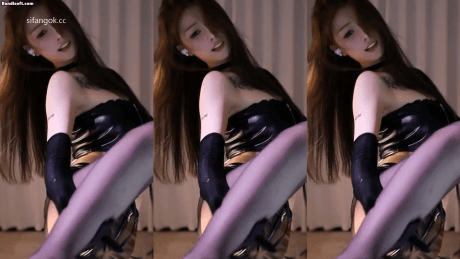 【虎牙 一只小羊呀】完美身材 抹胸热裤黑丝骚舞 极限诱惑 16