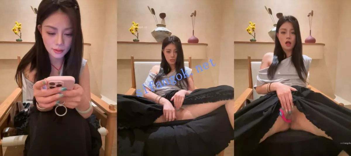 √~露出狂！喷水娃~【Asia-GoodLuck】咖啡厅 自慰潮喷！4 7