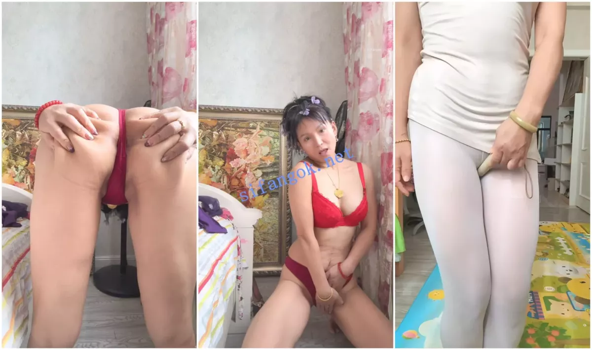 【快手福利】风骚熟女【人间富贵花】内衣黑丝透视骚舞 5