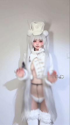 推特超高颜值顶级COSer 希尔薇7月顶B裸舞 NIKKE白兔 逆兔女郎【11V39P】【199M】 5