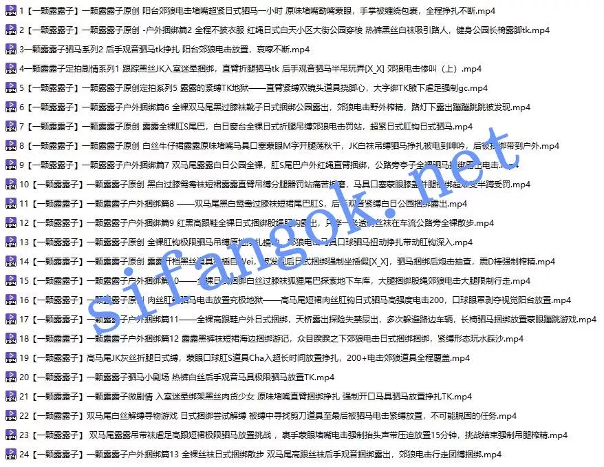 ⭐国产男娘⭐一颗露露子⭐电击 TK 榨精龟责 露出⭐33G/25小时 2