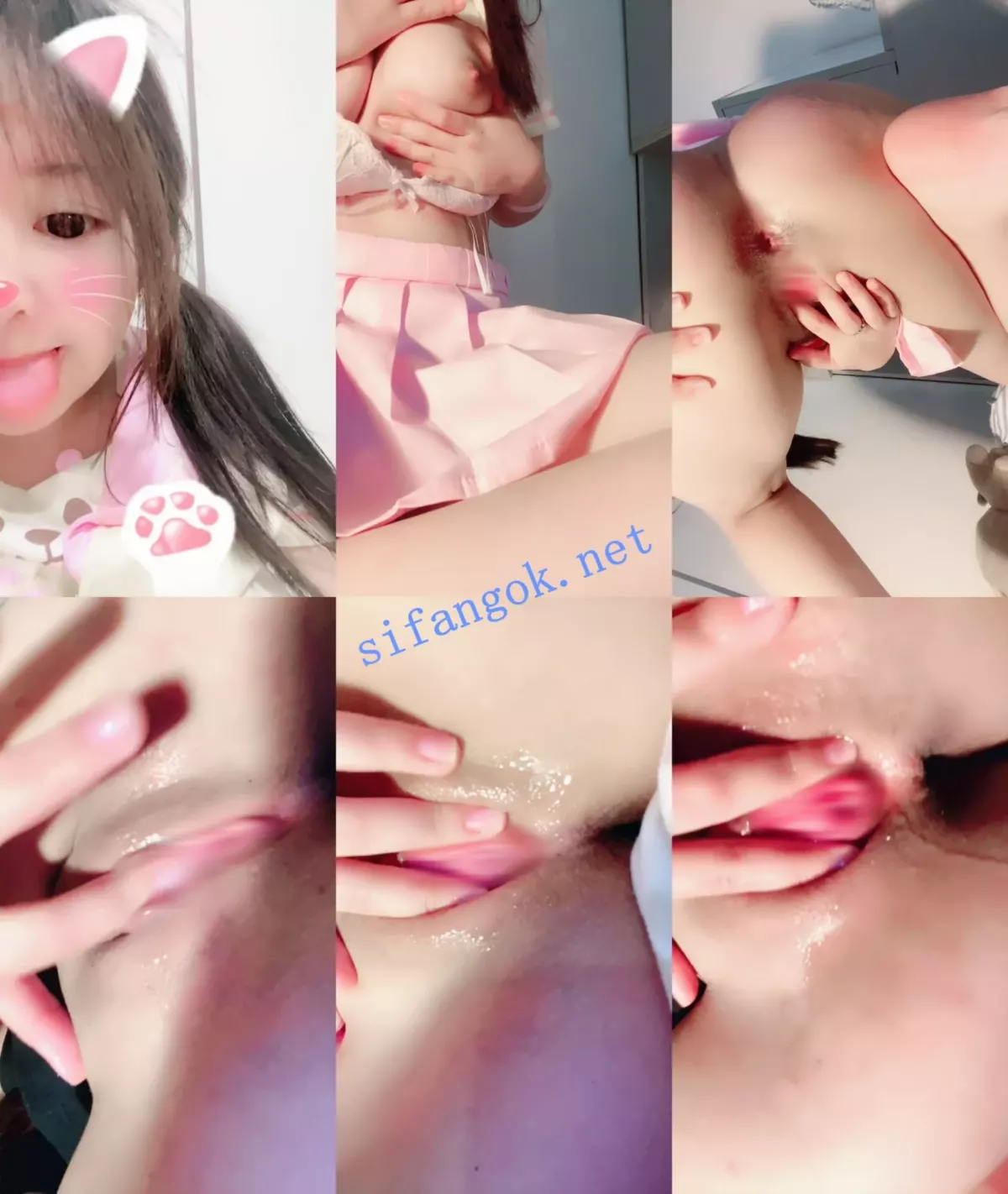 主播！！【【小小宝贝】】无敌可爱，青涩，自慰淫水清澈2 8