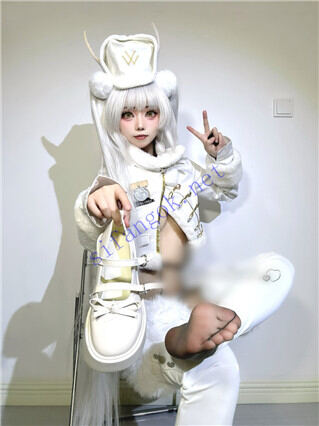 推特超高颜值顶级COSer 希尔薇7月顶B裸舞 NIKKE白兔 逆兔女郎【11V39P】【199M】 19